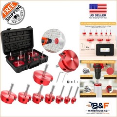 Versatile 9-Piece Pipe Reamer Kit for PVC/CPVC/ABS with High-Temperature Blades