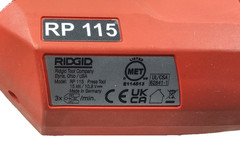 Ridgid RP 115 Mini Press Tool 1/2&Prime;-3/4&Prime; Copper/Stainless Fittings w/ 12v Battery