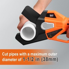 DOMINOX 18V Electric PVC Pipe Cutter, 2.0Ah Plastic Tubing Cutter, Max Cuts u&hellip;