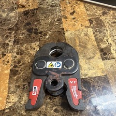 Milwaukee 1 in (25mm) Copper Press Tool Jaw Attachment 49-16-2652