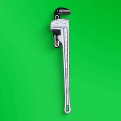 RIDGID 24&rdquo; STRAIGHT PIPE WRENCH, SERRATED, 3&Prime; JAW CAPACITY, REFURBISHED