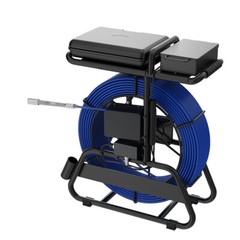 80m Sewer Pipe Inspection Camera 512hz Self-leveling Pipe Camera 10&Prime; Display