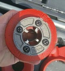 RIDGID 36475 12-R 1/2&Prime;-2&Prime; NPT Exposed Ratchet Pipe Threader Set Used