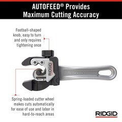 RIDGID 32573 Model 118 2-in-1 Close 13 x 6.75 x 2 inches, Silver/Black
