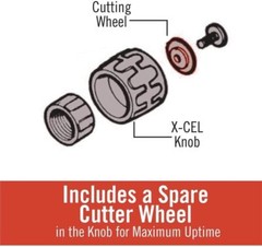 RIGID 31622 Model 150 Constant Swing Tubing Cutter, Small, Silver/Black
