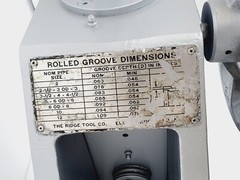 RIDGID 925 -2 Roll Groover Attachment For 300 Pipe Threading Machine