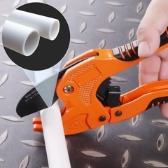 Zantle Lightweight PVC Pipe Cutter with Built-In Safety Lock &ndash; 1-1/4&Prime; O.D.