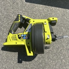 RYOBI ONE+ 18V Cordless Drain Auger w/ 25 ft Cable, LED Light, Auto Feed P4001