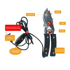 Electric Heating Tail Clamp Cutter Tail Cutting Plier For Piglets Sheep Dog US