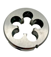 DWTH112-12NPT 1/2-14 NPT HSS Round Adjustable Pipe Thread Die 1-1/2&Prime; OD