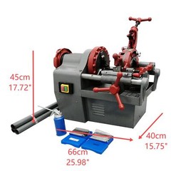 PreAsion Electric Desktop Threading Machine Pipe Threader 1/2 &ndash; 2inch British St