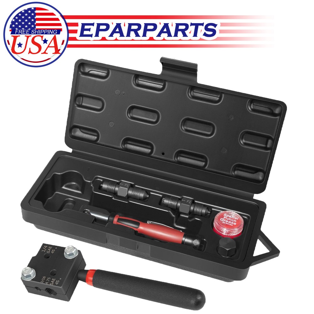 Single/Double Flaring Tools Kit 33260 for 3/16&Prime; and 1/4&Prime; Tubing on Most Vehicles