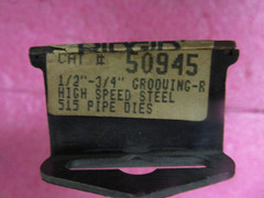 Ridgid 50945 1/2&Prime; -3/4&Prime; Grooving Right Hand &ndash; High Speed 515 Pipe Dies