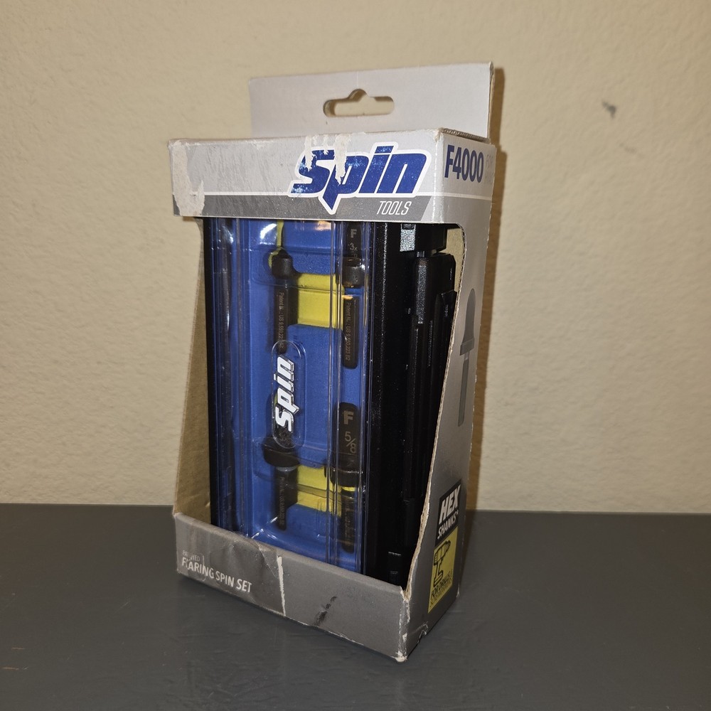SPIN F4000 4-Piece Drill Bit Flaring Set 1/4, 3/8, 1/2, 5/8-Inch