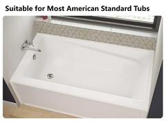 VATTNO Tub Drain Kit 1-7/8&Prime; Bathtub Strainer for American Chrome