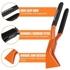 3-Piece Hand Seamers Sheet Metal Tools, Straight, 45&deg;and 90&deg; Sheet Metal Bend&hellip;