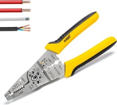 8-Inch Wire Stripper Tool &ndash; Professional Wire Stripping, Cutting & Crimping Plie