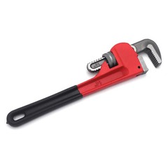 14in Cast Iron Straight Pipe Wrench Heavy Duty Adjustable Spanner Dipped Handle