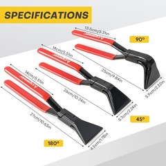 3PCS Sheet Metal Bending Pliers Set | Hand Seamers for Roofers, Plumbers, and&hellip;