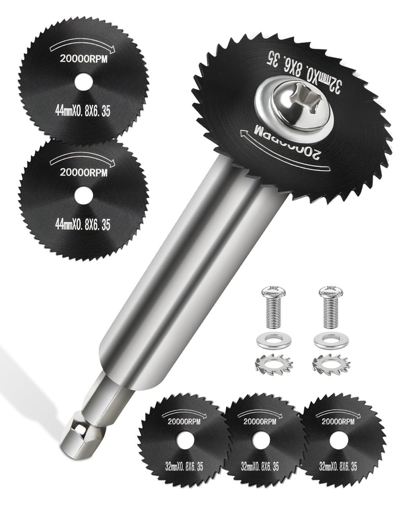 Inside Pipe Cutter for PVC with 5 Replacement Saw Blades, 1/4 Inch black