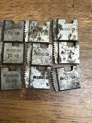MISC used Ridgid Threading Pipe Dies #434