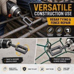 2 PCS Wire Twister Tool for Drill, Wire Twisting Tool with 1/4 Inch Hex Shank&hellip;