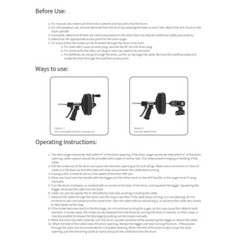 Spinfeed 25 Ft Drum Auger, Use Manually or Drill Powered