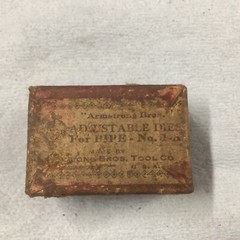 Armstrong Bros. Adjustable Dies No. 1-A Pipe Size 1/4&rdquo; Pipe