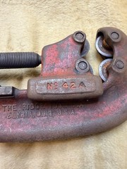 Ridgid Pipe Cutter Ridge Tool Co. No 42A 4 Wheel 3/4&rdquo; To 2&rdquo; Heavy Duty C-177-2