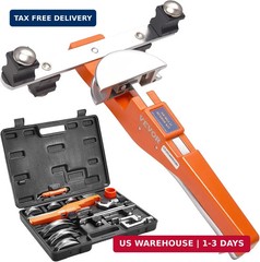 VEVOR Pipe Tube Bender, 1/4&Prime;-7/8&Prime; O.D. Ratcheting Tubing Bender, 90&deg; Forward/Rev