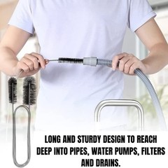 Flexible Drain Cleaner Brush (72&Prime; Long) for Clogs, Drains, Bottles, Pipes, Ba&hellip;