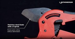 Plastic Pipe Shears &ndash; 0-42mm Cutting Range &ndash; Rocut TC 42