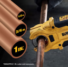 DEWALT DWACPRIR Impact Connect Copper Tubing Cutter Attachment