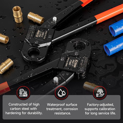 Icrimp Angle Head F1807 PEX Pipe Crimping Tool for Copper Rings &ndash; 1-Inch Angle S