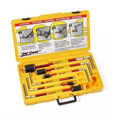 Jet Swet 6100 Kit &ndash; Sizes 1/2&Prime; through 2&Prime; Jet Swets (6 Tools) with PVC Heavy &hellip;