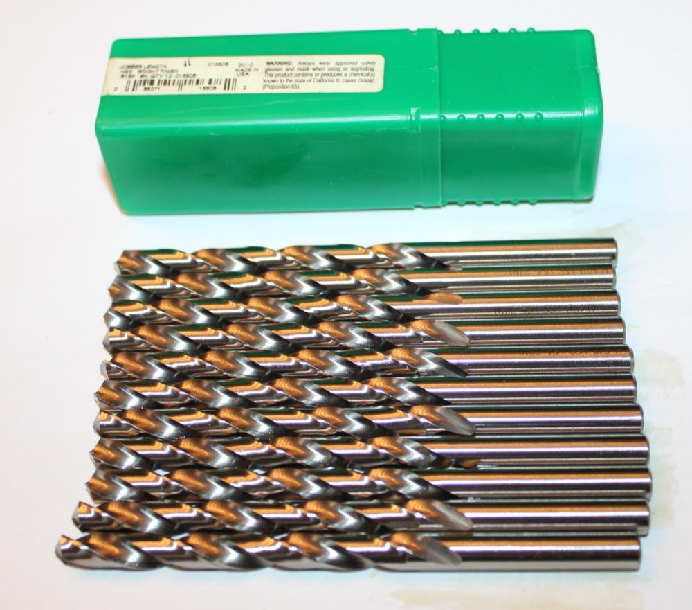 PRECISION TWIST DRILL 015606 F HSS JOBBER DRILL BIT 4 1/8&Prime;L &ndash; QTY OF 11 &ndash; NEW