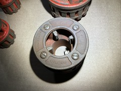 Ridgid 12R manual pipe threader Set 1/4-2&Prime; NPT & 00R with Ratchets 10 pieces ￼