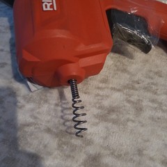 RIDGID 80168 EZ Spin&trade; Drain Snake for Tubs, Showers, and Sinks, Drain Cleaner