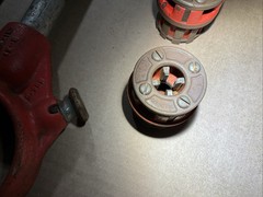 Ridgid 12R manual pipe threader Set 1/4-2&Prime; NPT & 00R with Ratchets 10 pieces ￼