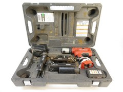 RIDGID RP 210 Compact Press Tool Kit w/ 1/2&Prime;, 7/8&Prime;, 1-5/8&Prime; PPC Jaws, Batteries+