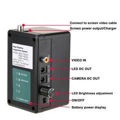 50M Pipe Inspection Camera HD1200 TVL Drain Sewer Camera 9&Prime; LCD Monitor