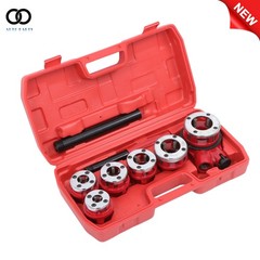 6 Dies Manual Pipe Threader Ratchet Kit 1/4&Prime; NPT to 1-1/4&Prime; NPT Threading Tool