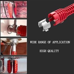 5 in 1 Faucet Sink Installer Home Multi Tool Pipe Wrench For Plumbers Homeowners