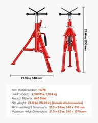 Pipe Stand Foldable Quick-Lock Washer Carbon Steel CREDITABLE SELLER