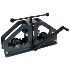 Manual Tube Roller Bender with 6 Dies, For Round & Square Pipe, Heavy Duty