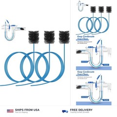 3 Pcs Condensate Trap Flexible Drain Brush, 48 Inch AC Drain Line Cleaning Br&hellip;