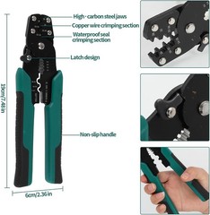 812Pcs Pin Connector Kit with Crimping Pliers &ndash; Terminal Pin 1/1.5/1.8/2/2.2/2.3