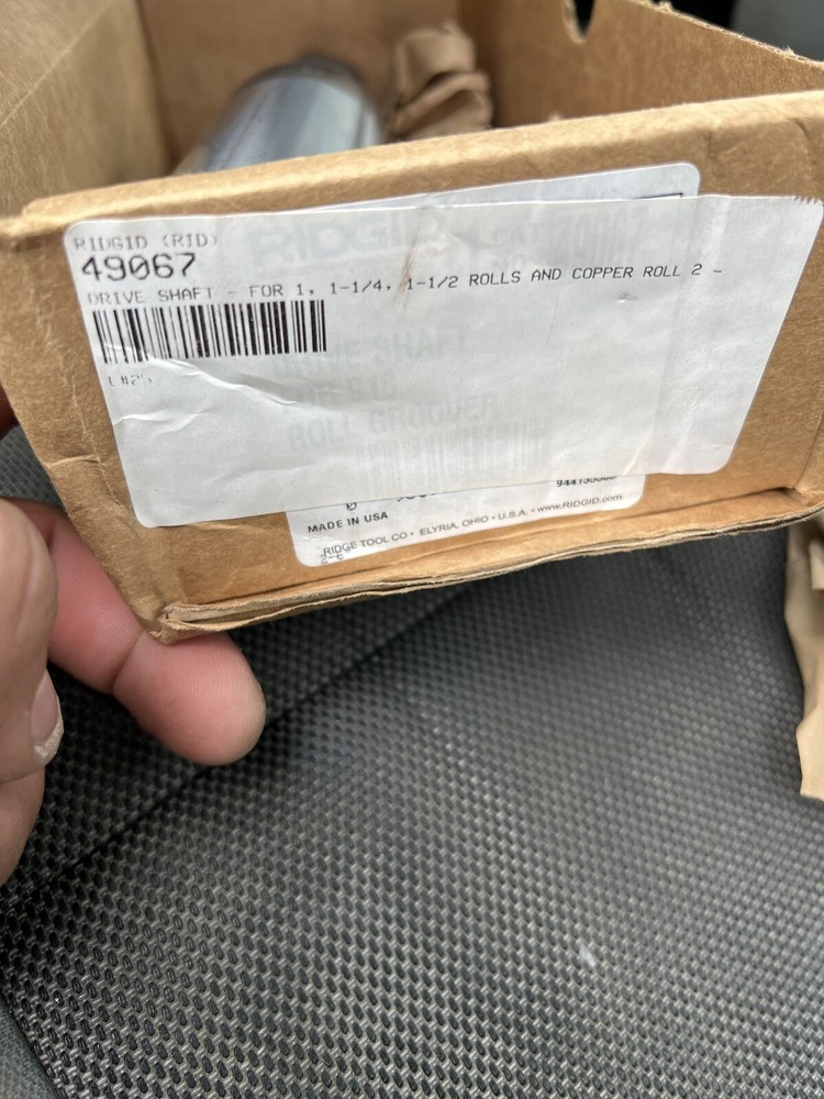 Ridgid 49067 Drive Shaft for 918 and 918I Roll Groovers.