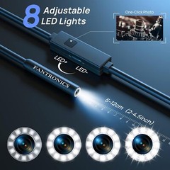 Pipe Inspection Camera Endoscope Video Sewer Drain Cleaner Waterproof Snake USB