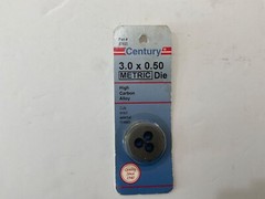 New Century Drill & Tool Co. 3.0 x 0.50 M hexagon die #97600 made in Japan